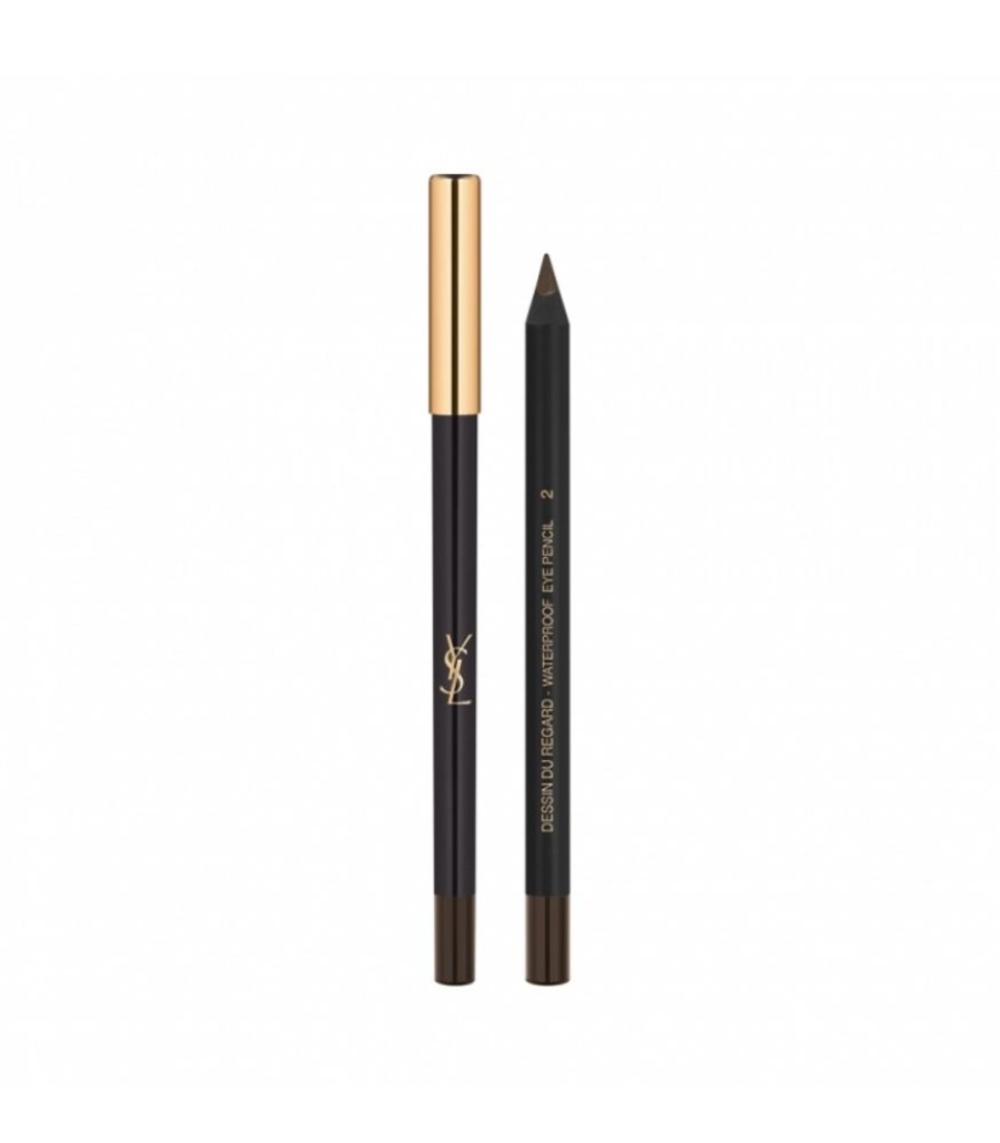 Maquillage Yves Saint Laurent | DESSIN DU REGARD WATERPROOFCrayon Yeux Impact Couleur Tenue 16H 01 - Noir Effronte