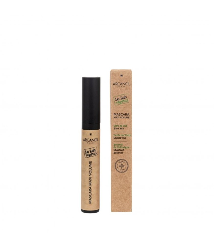 Maquillage Arcancil Vegetal | MASCARA MAXI VOLUME LAB VEGETALMascara Maxi Volume Vegan 001 Noir