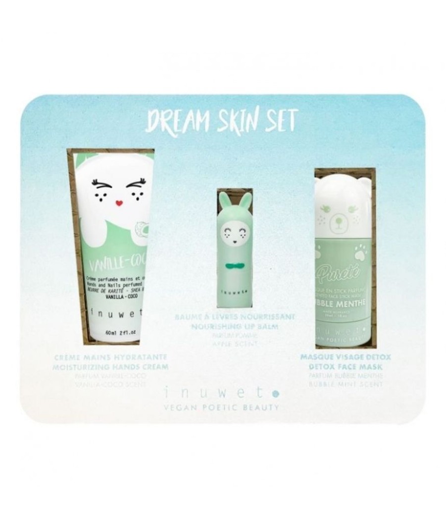 Coffrets Inuwet | COFFRET 3 SOINSEco-Coffret Dream Aqua - 3 soins visage & corps