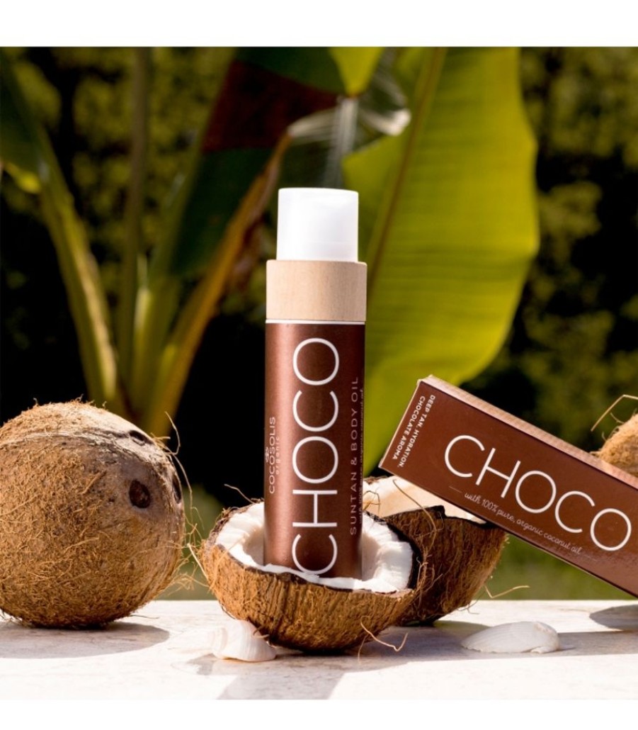 Soins Corps Cocosolis | HUILE DE BRONZAGE NOURRISSANTEHuile de Bronzage Choco