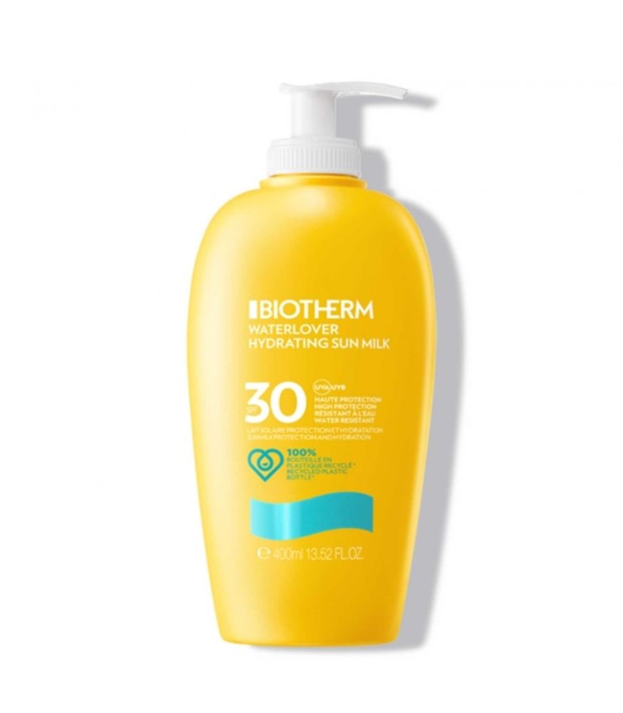 Soins Corps Biotherm | WATERLOVER LAIT SOLAIRE HYDRATANT SPF30Lait solaire hydratant haute protection pour le visage et le corps