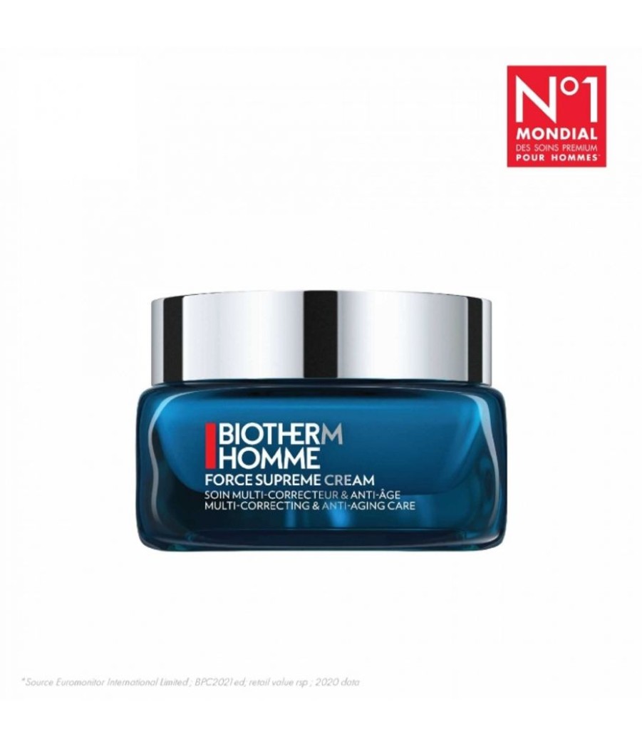 Soins Visage Biotherm | FORCE SUPREME CREMECrème anti-âge visage pour homme