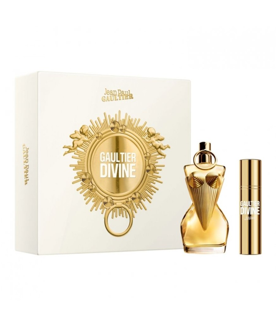 Coffrets Jean Paul Gaultier | GAULTIER DIVINECoffret Eau de parfum 50 ml et vaporisateur de voyage 10 ml