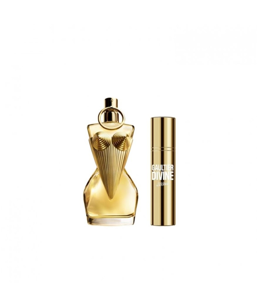 Coffrets Jean Paul Gaultier | GAULTIER DIVINECoffret Eau de parfum 50 ml et vaporisateur de voyage 10 ml