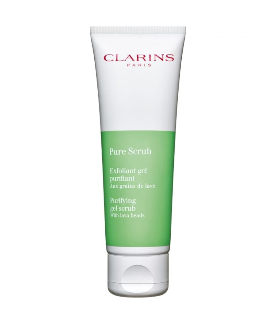 Soins Visage Clarins | PURE SCRUBExfoliant gel purifiant aux grains de lave