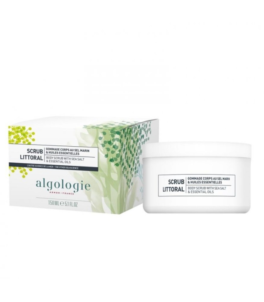 Soins Corps Algologie | JARDIN MARINScrub Littoral - Gommage Corps au Sel Marin & Huiles Essentielles