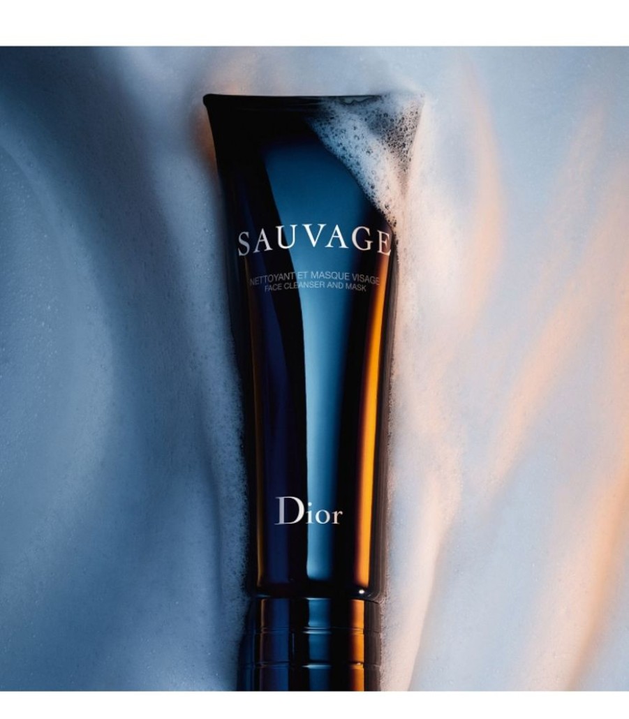 Soins Visage Dior | SAUVAGENettoyant et Masque Visage 2-en-1