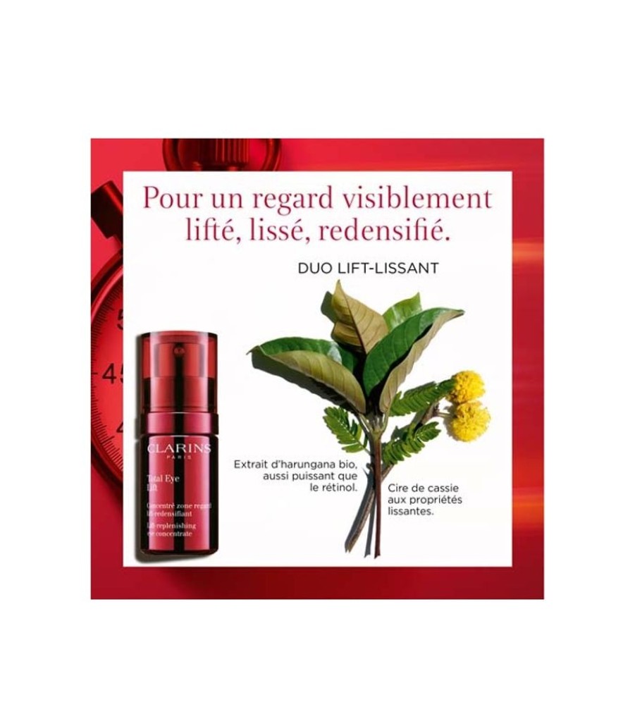 Soins Visage Clarins | TOTAL EYE LIFTContour des yeux anti-âge anti-rides