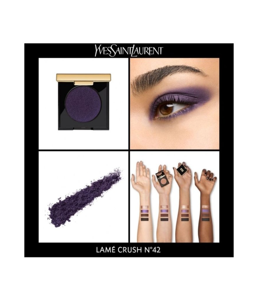 Maquillage Yves Saint Laurent | LAME CRUSHOmbre à paupières N°42 Magnetic Purple