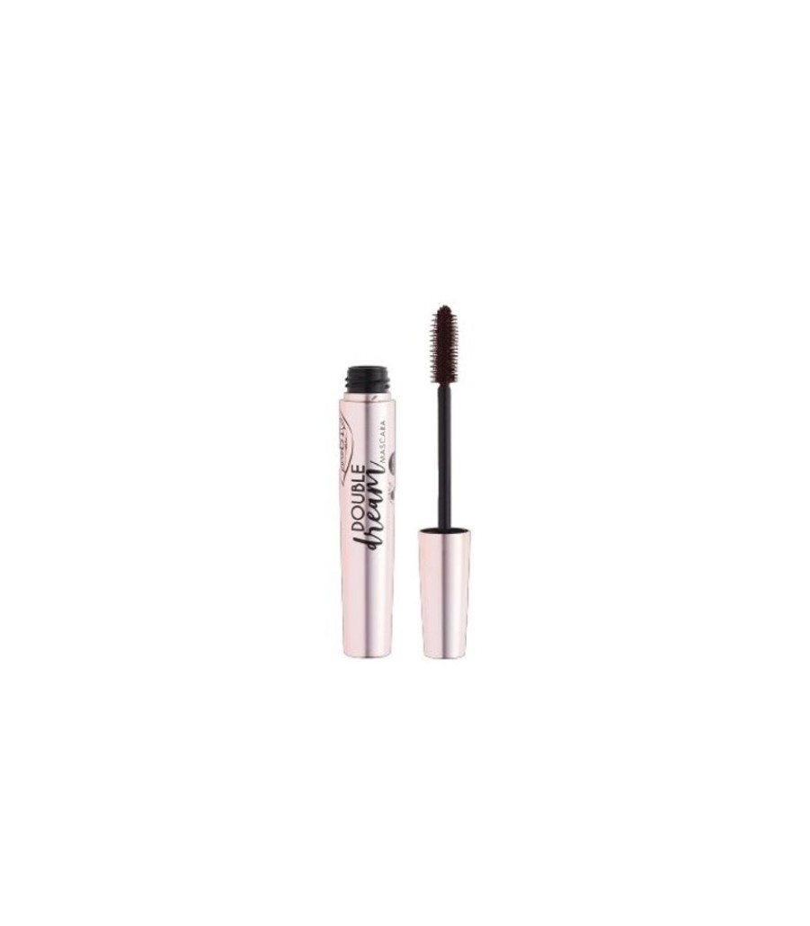 Maquillage Purobio | MASCARA DOUBLE DREAMNourrissant, Allongeant et Recourbant Noir