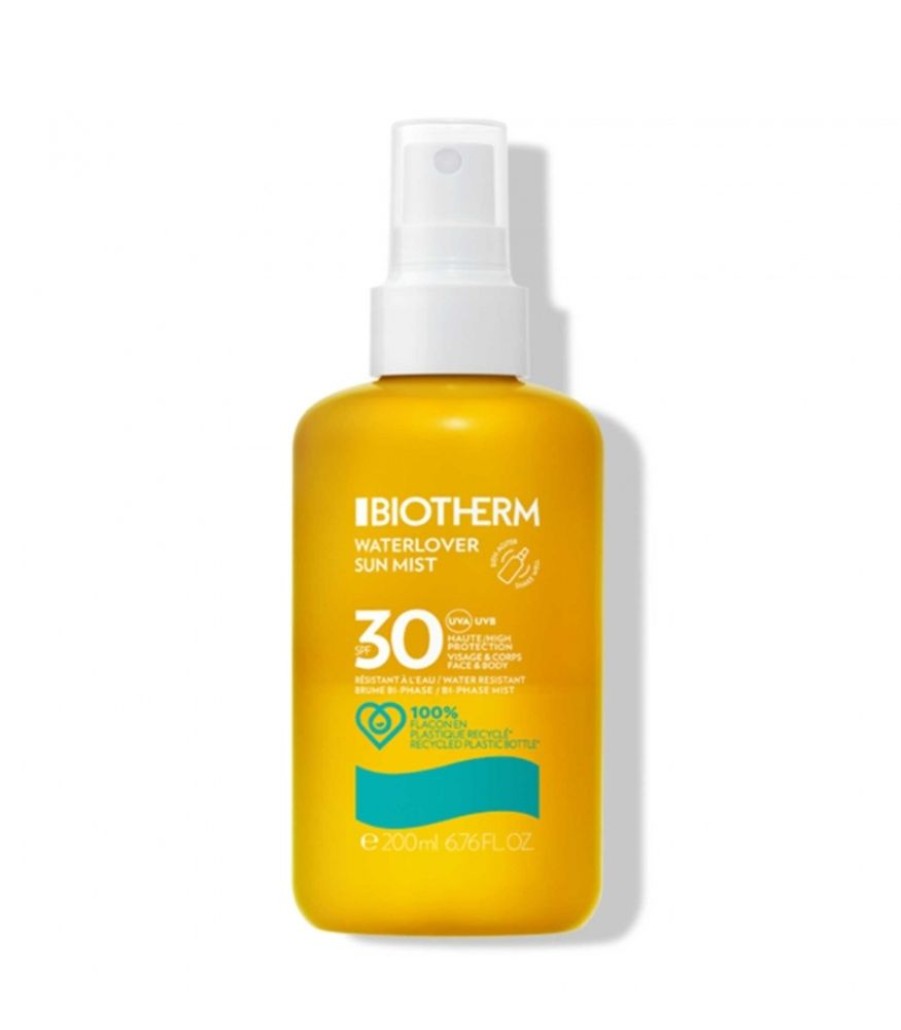 Soins Corps Biotherm | WATERLOVERBrume solaire invisible éco-responsable SPF30