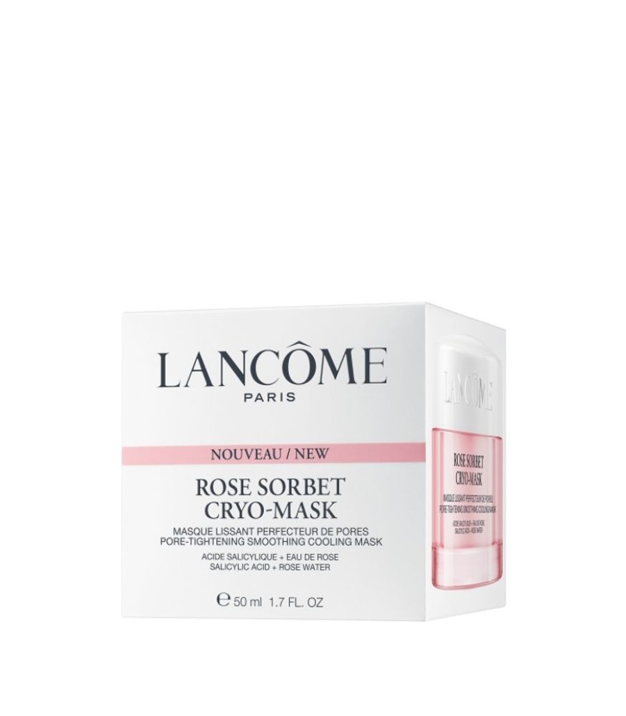 Soins Visage Lancome | ROSE SORBET CRYO-MASKMasque Lissant Perfecteur de Pores