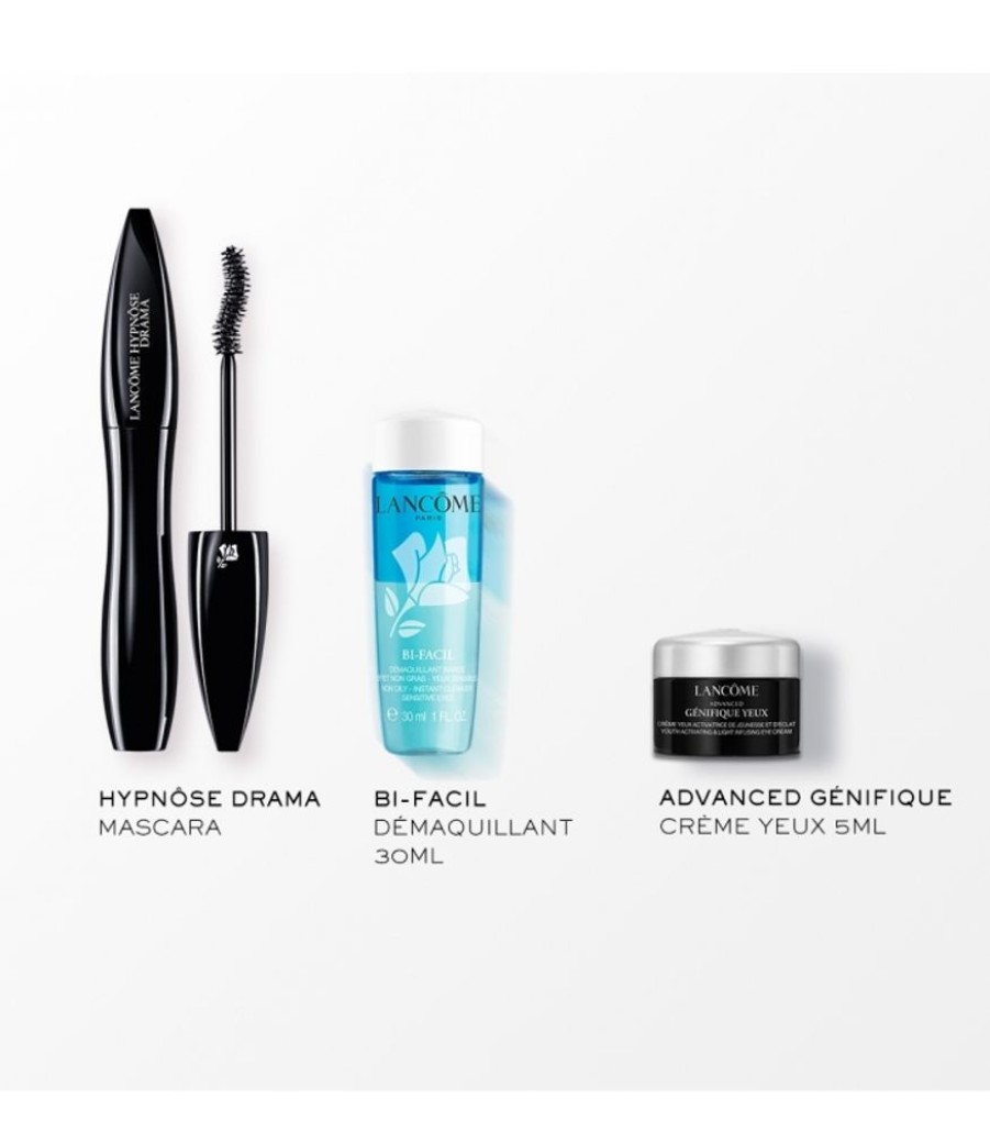 Coffrets Lancome | HYPNOSE DRAMACoffret mascara + démaquillant yeux + crème yeux