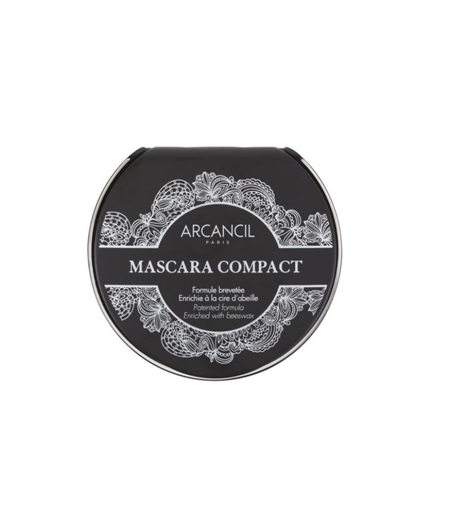 Maquillage Arcancil | MASCARA COMPACT 001 NOIRMascara Compact Mascara Cake, formule brevetée à la cire d’abeille Noir