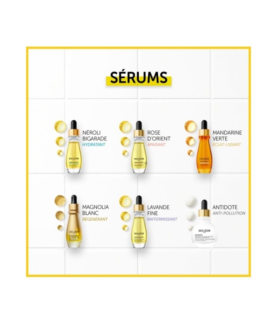 Soins Visage Decleor | ROSE D'ORIENTAromessence - Sérum Huiles Essentielles