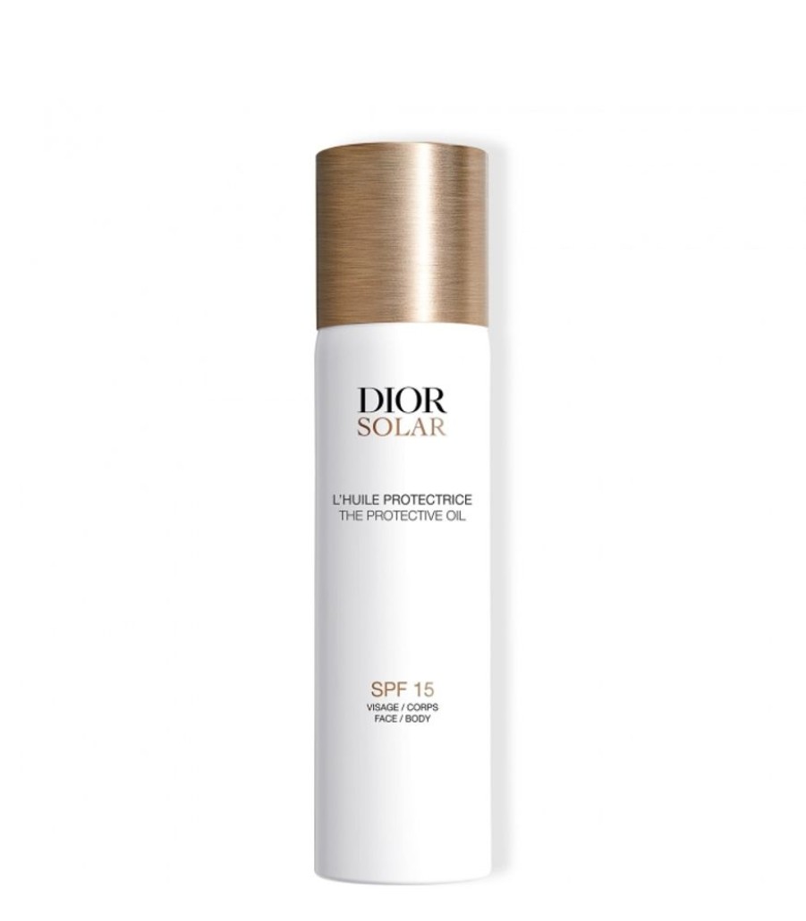 Soins Corps Dior | DIOR SOLARL'Huile Protectrice Visage et Corps SPF 15 - Huile solaire Spray solaire